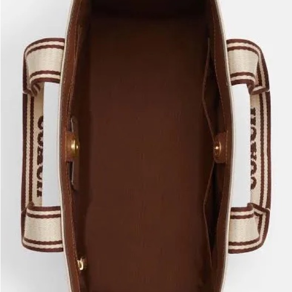 Coach Beige and Brown Men's Bag - Picture 2 of 2